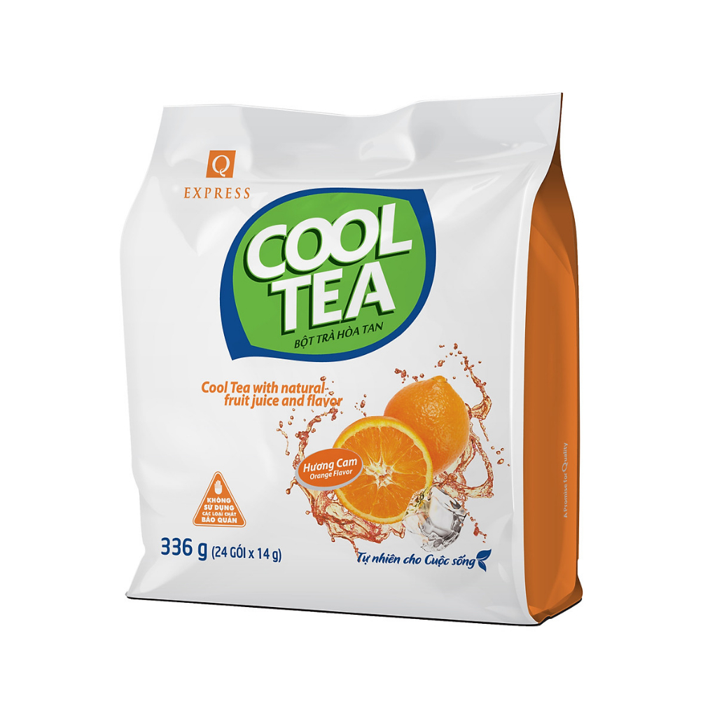 Trà Cam Cool Tea Trần Quang bịch 336g (24 gói dài * 14g)