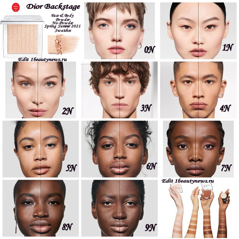 Phấn nén Dior Backstage Face and Body No Powder