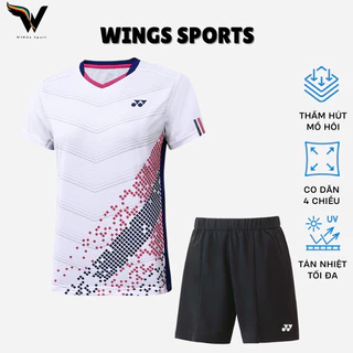 Áo Cầu Lông YonexWA02 - màu trắng Dành Cho Nam Và Nữ Sử Dụng Trong Tập Luyện Và Thi Đấu Cầu Lông Mã WA02
