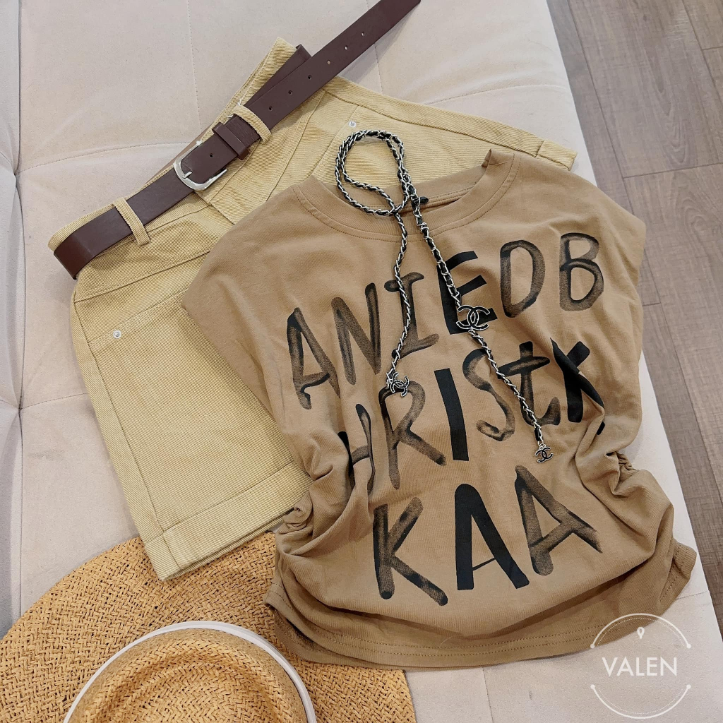 Áo sát nách chun eo Aniedb ( 6178 )