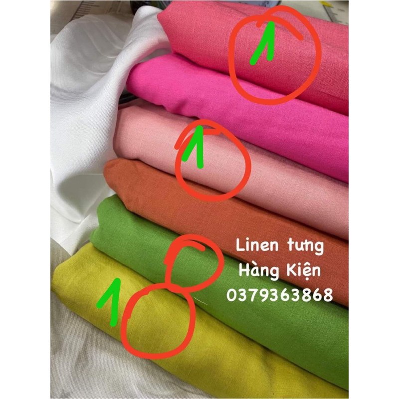 set vải linen