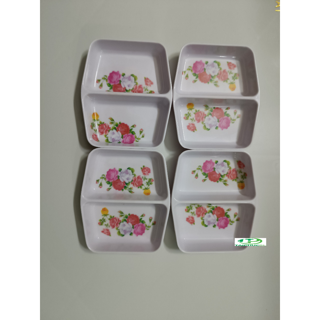 Chén chấm nhỏ chén nước mắm - VCP - 2 ngăn