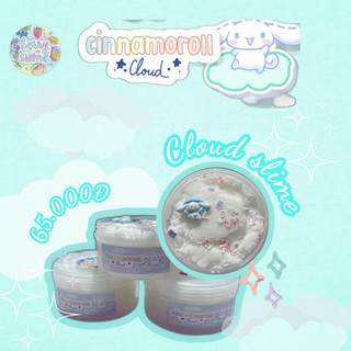 Slime CINNAMOROLL CLOUD - Slime mây bông tơi, xốp, hạn chế rơi tuyết ra tay, slime an toàn, slime handmade