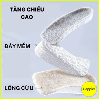 Đế Giày Tăng Chiều Cao Ôm Gót Chân