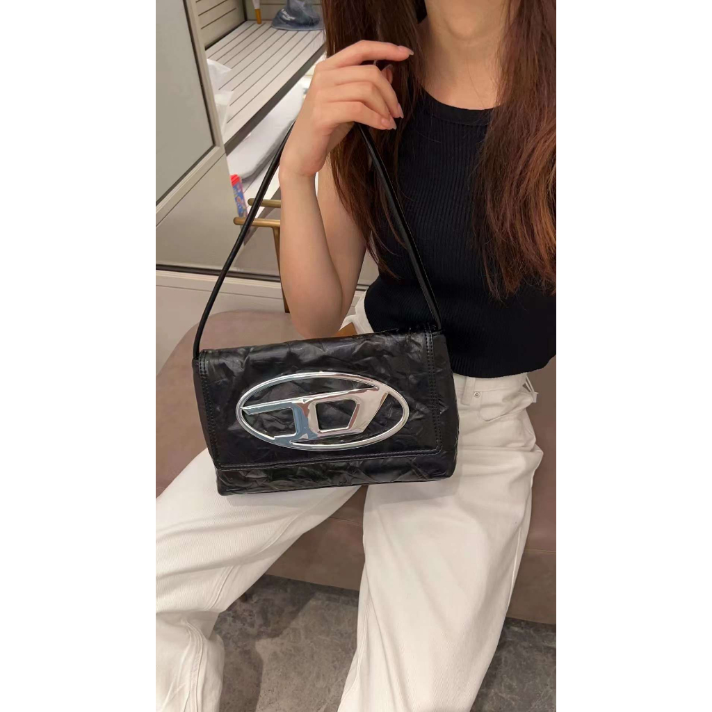 Túi đeo vai Diesel da nhăn hàng loại 1