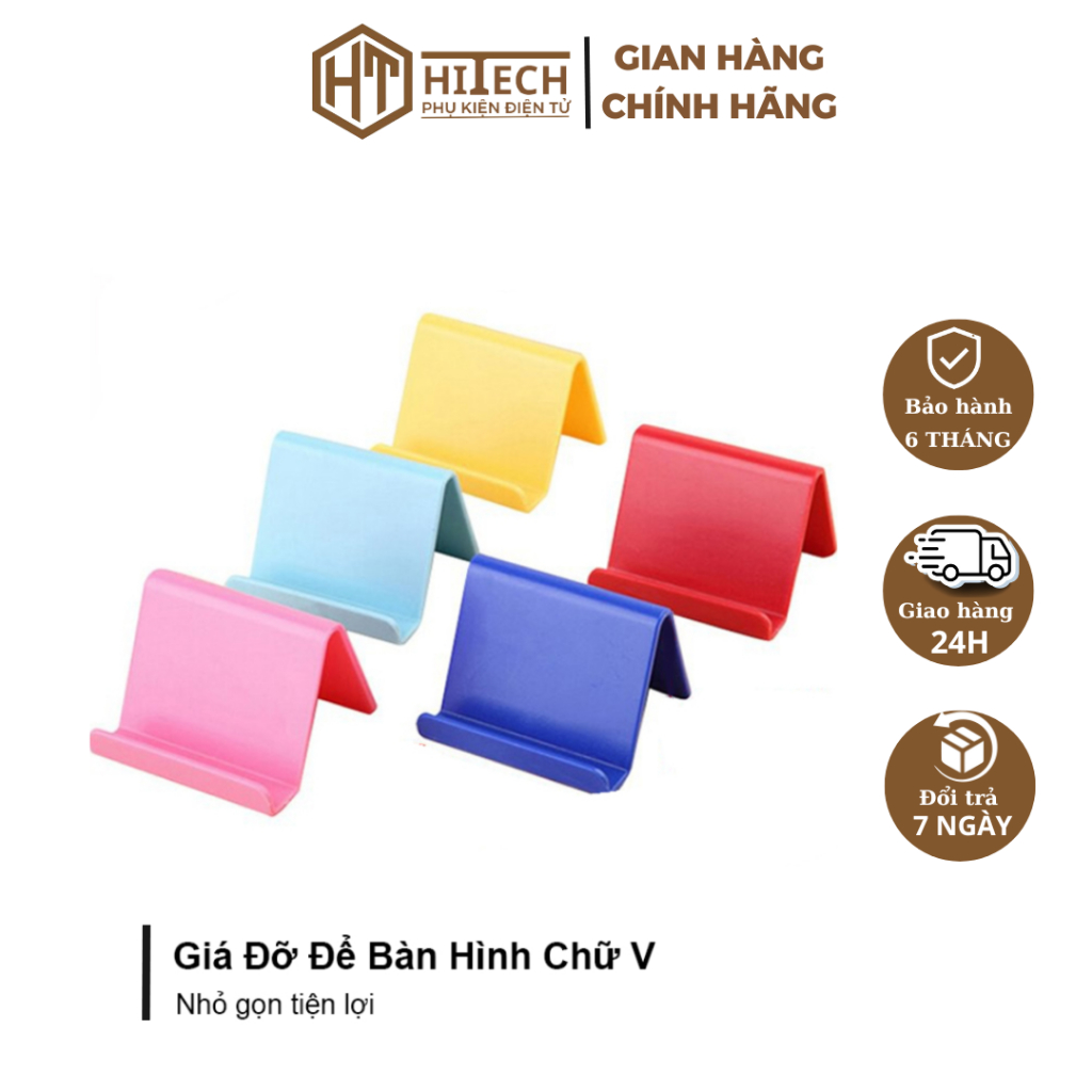 Giá Đỡ Điện Thoại Hình Chữ V Để Bàn, Nhỏ Gọn, Tiện Lợi - HiTech