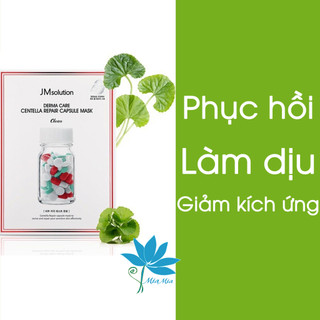 Mặt nạ jmsolution centella dịu da mụn nhạy cảm jm solution derma care centella repair capsule mask 30ml