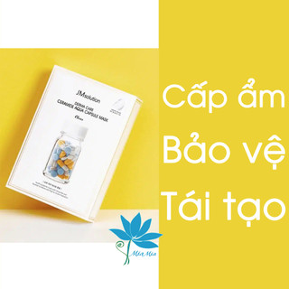 Jm solution mặt nạ viên thuốc vàng phục hồi da jmsolution derma care ceramide aqua capsule mask clear 30ml