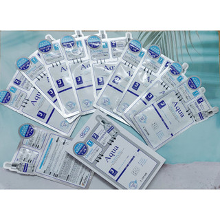 Combo 10 miếng mặt nạ aqua 𝐋'𝐀𝐅𝐅𝐀𝐈𝐑 𝐑𝐚𝐢𝐧𝐛𝐨𝐰 𝟑-𝐬𝐭𝐞𝐩 𝐒𝐤𝐢𝐧 𝐑𝐞𝐧𝐞𝐰𝐚𝐥 𝐌𝐚𝐬𝐤 𝐀𝐐𝐔𝐀 mặt nạ dưỡng da 3 bước ưu việt của hàn