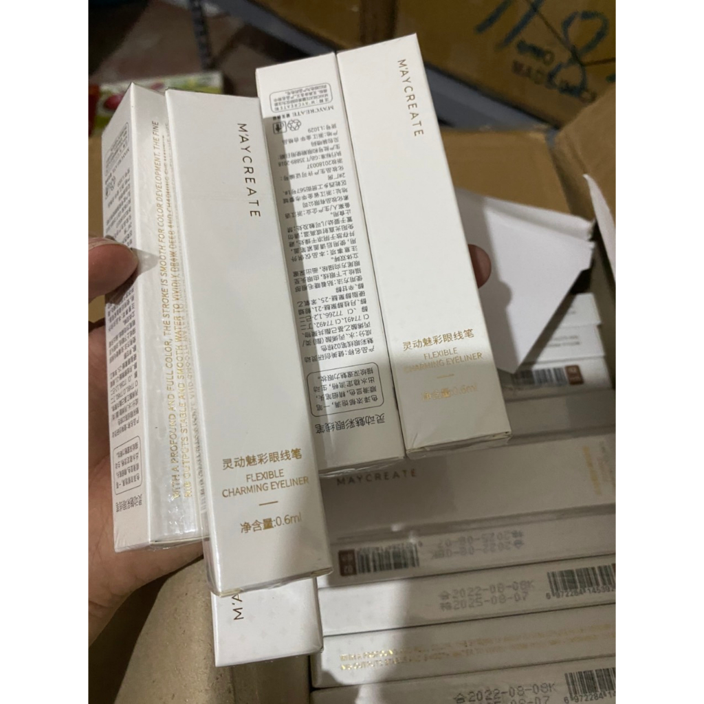 Bút Kẻ Mắt Nước, Trang Điểm Mắt Siêu Mảnh Không Lem Không Trôi MAYCREATE