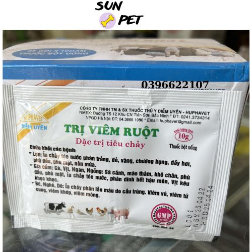 Gói 50gram Kháng sinh phòng tiêu chảy cho gà , chim ,...