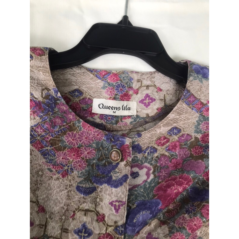 🌿Áo kiểu vintage QUEEN LILA  - 2hand, si tuyển JAPAN🌿