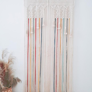 Rèm cửa macrame vintage decor
