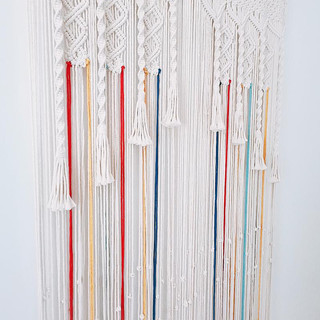 Rèm cửa macrame vintage decor