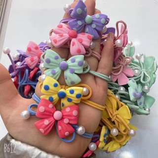 Combo 100 dây buộc tóc nơ ngọc ( sỉ 1k8 )