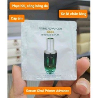 Set 10 gói Serum Ohui xanh dưỡng căng bóng chống lão hóa