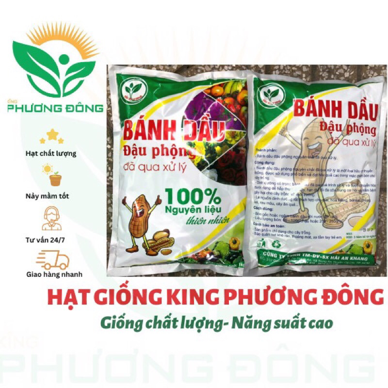 BÁNH DẦU ĐẬU PHỘNG NGUYÊN CHẤT 100% GÓI 1kg