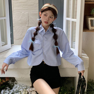 B1021_áo sơ mi kiểu dập ly trẻ trung lamo