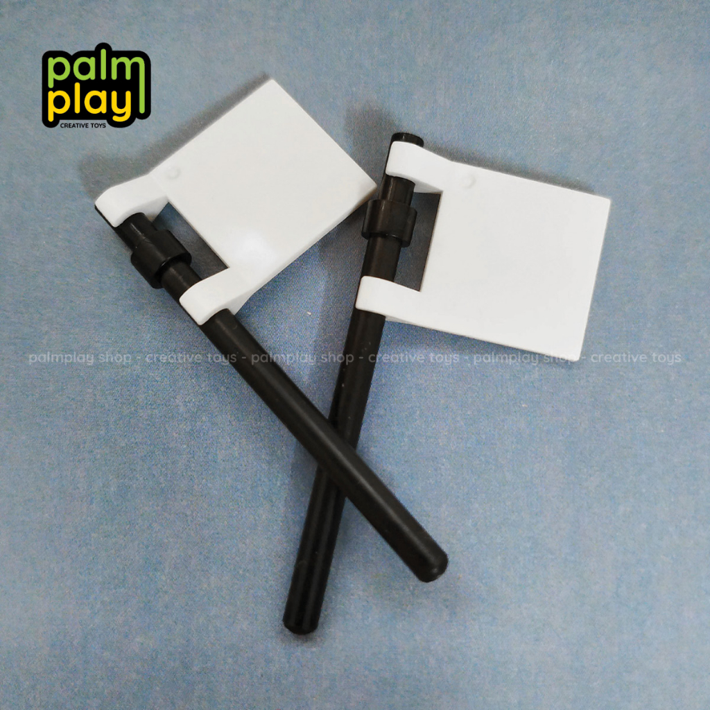 Sticker lá cờ các nước dùng cho đồ chơi gạch xếp hình dán vừa phụ kiện 2335 và 3068 - Miếng dán có 6 hình 13.5x13.5 mm