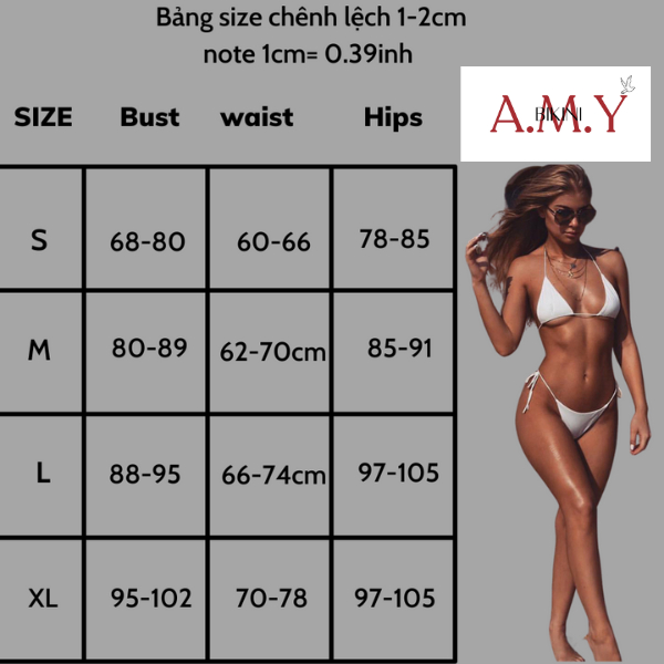 Bikini 2 mảnh tam giác Basic sexy cho nữ 2023