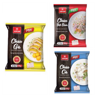 (Mua 10 +1) Cháo ăn liền Vifon vị thịt bằm/ gà /cá gói 50gr