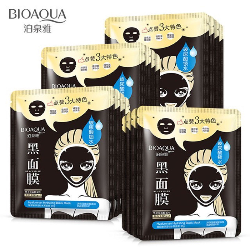 Mặt Nạ Thải Độc Than Tre - Mask Thải Độc Hoạt Tính Bioaqua Chính Hãng