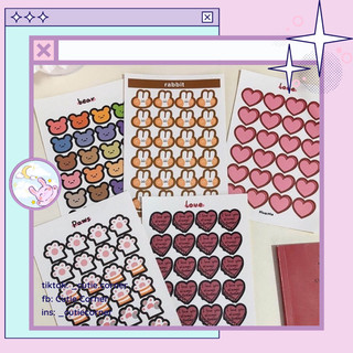 Sticker Hình Dán Đơn Giản Dễ Thương