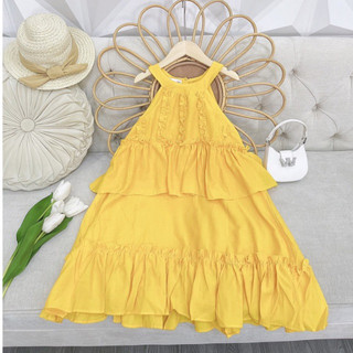Váy maxi xoè A xinh đẹp size đại cho bé gái