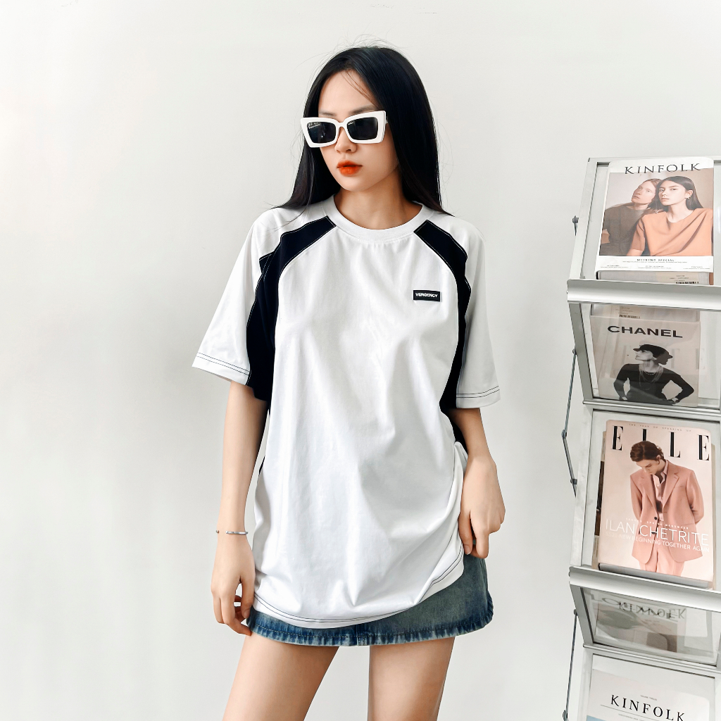 Áo thun Vergency nam nữ 010 BlokeCore/ Gray, white