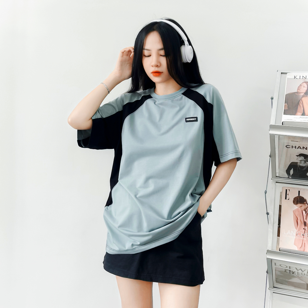 Áo thun Vergency nam nữ 010 BlokeCore/ Gray, white