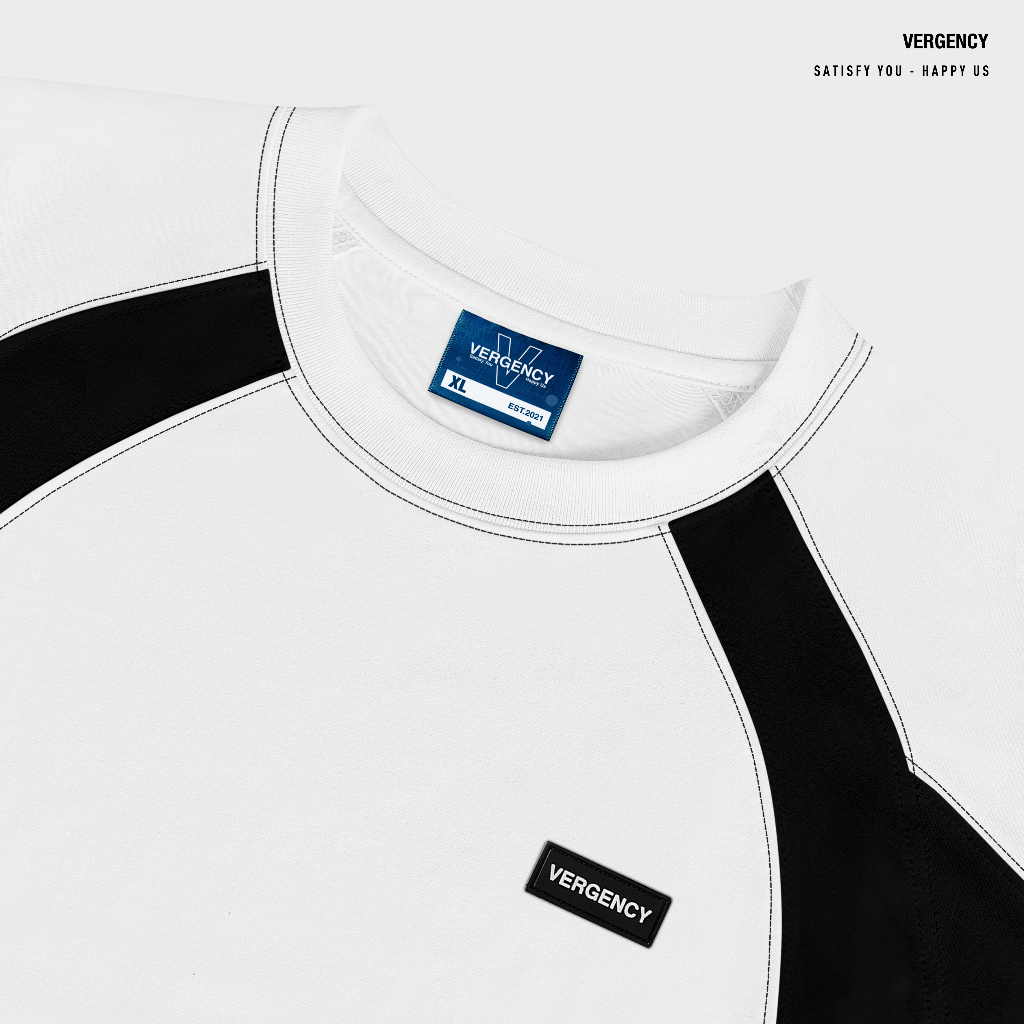 Áo thun Vergency nam nữ 010 BlokeCore/ Gray, white