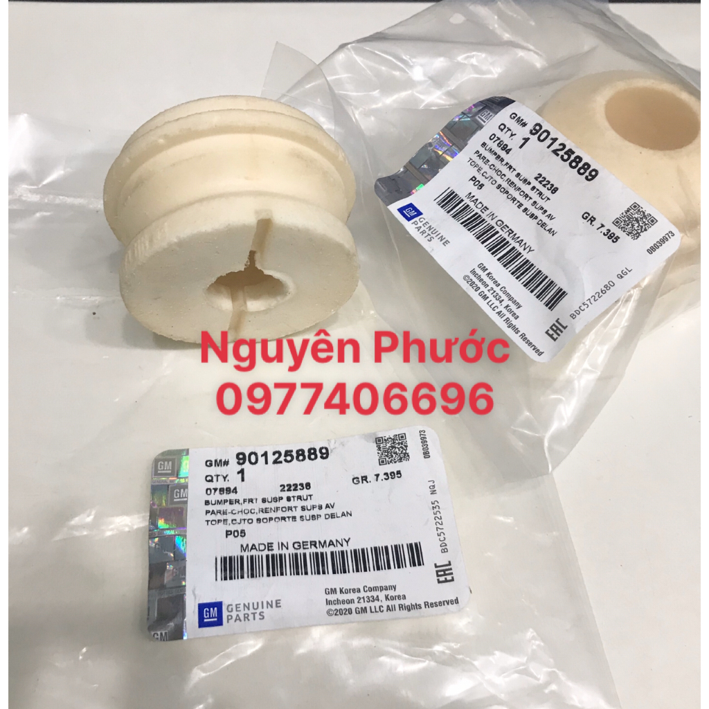 Cao su tăm bông phuộc/nhún giảm xóc trước DEAWOO/CHERVROLET NUBIRA, LACETTI, CRUZE... Hàng GM Chính hãng 90125889