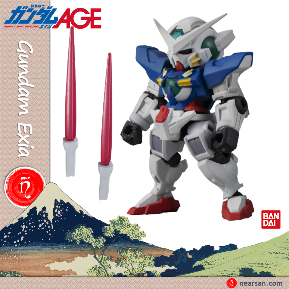 Exia gundam mô hình mobile suit ensemble 15 bandai mse