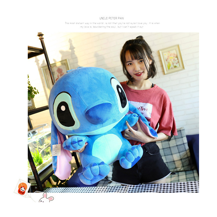 GẤU STITCH THÚ NHỒI BÔNG STITCH (40CM) VẢI MỊN CAO CẤP