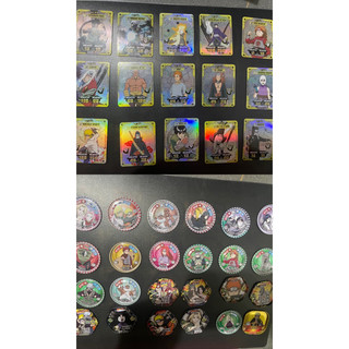 Combo 15 thẻ naruto nhựa và 24 thẻ xu tròn sắt naruto toonies
