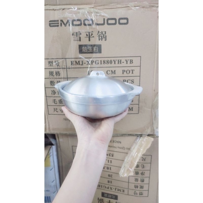 Nồi gang đúc nắp gang 15cm , nồi gang đúc kho quẹt , kho thịt , kho tộ
