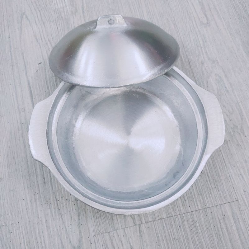 Nồi gang đúc nắp gang 15cm , nồi gang đúc kho quẹt , kho thịt , kho tộ
