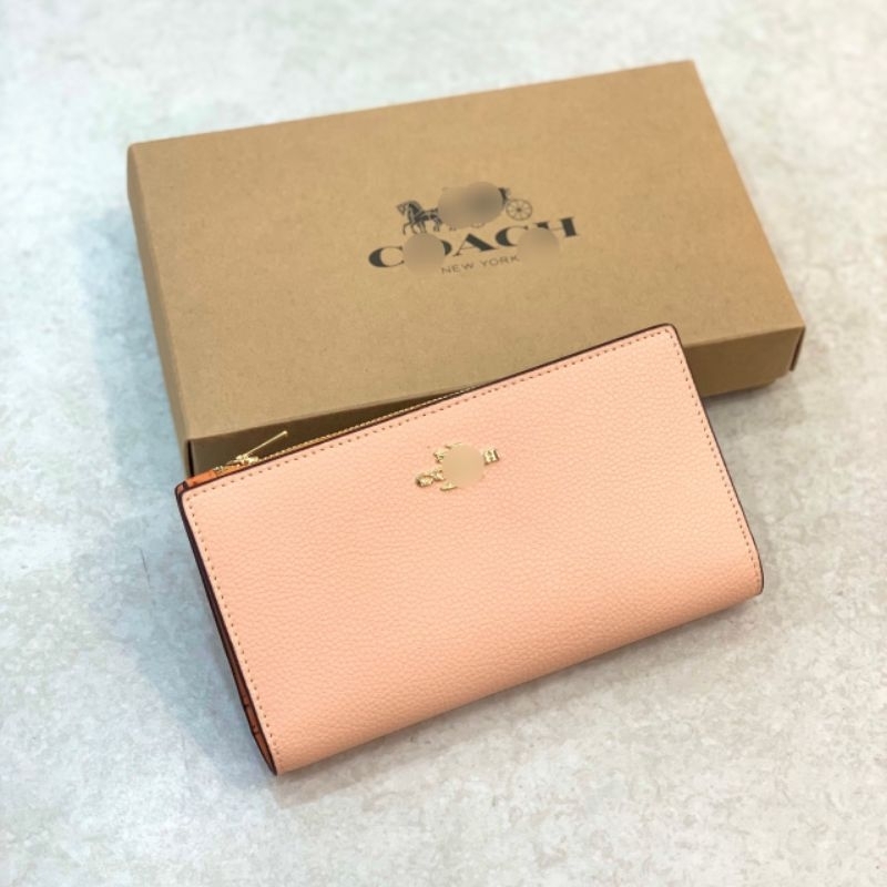 VÍ COACH SLIM ZIP WALLET