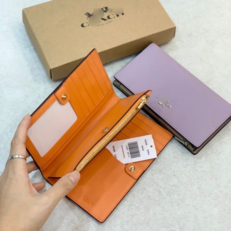 VÍ COACH SLIM ZIP WALLET