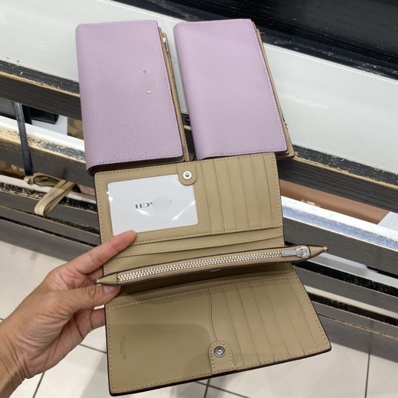 VÍ COACH SLIM ZIP WALLET