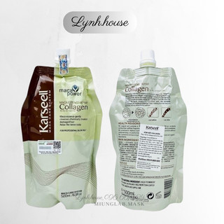 Kem ủ tóc collagen karseell 500ml , dầu hấp tóc hấp lụa collagen