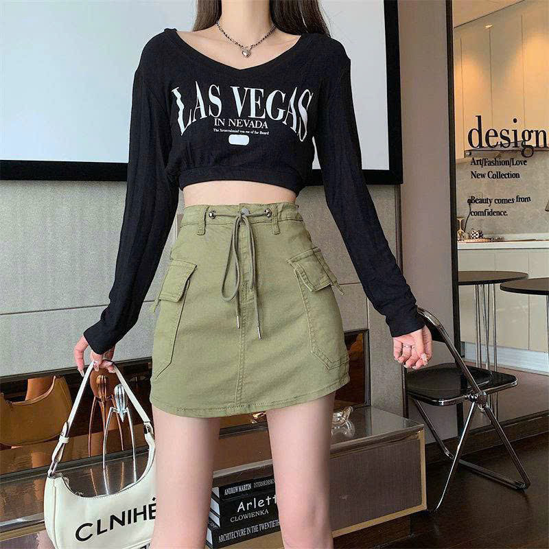 váy túi hộp xỏ dây hottrend