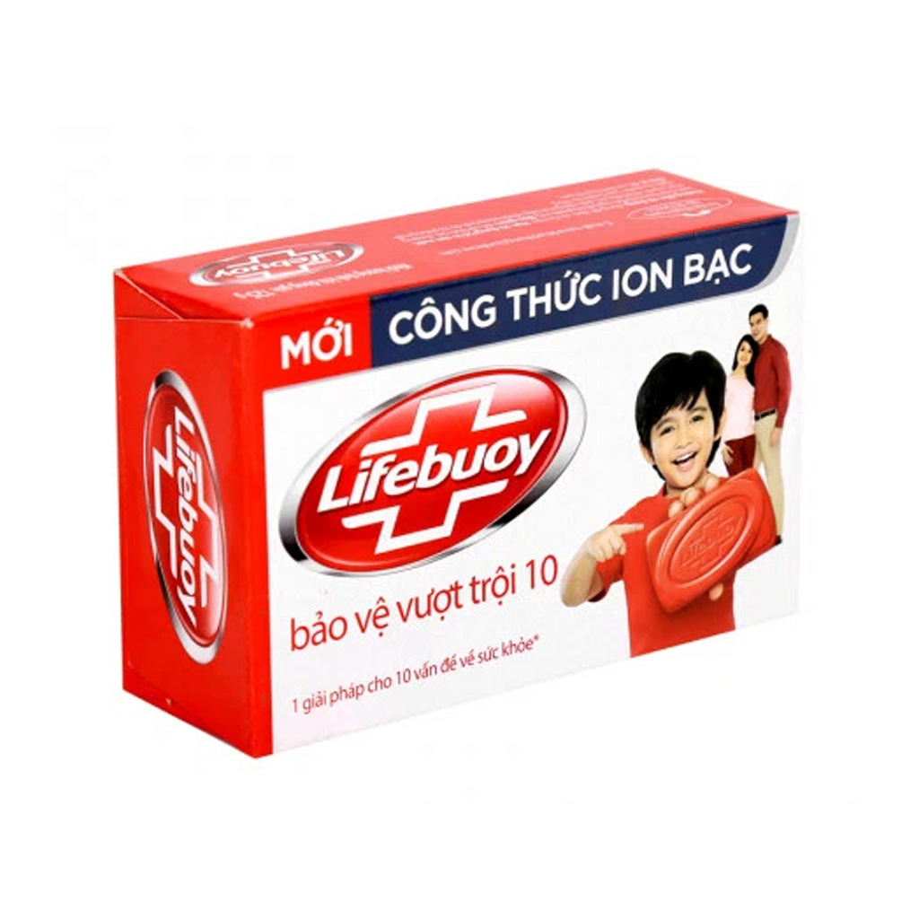 Xà bông cục Lifebuoy bảo vệ vượt trội 90g