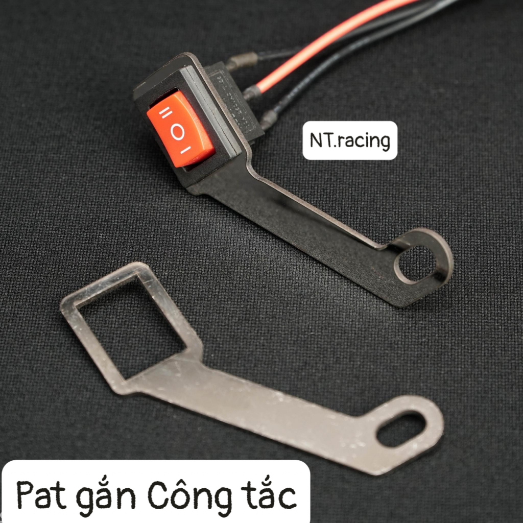Pat gắn trợ sáng chân gương thẳng kiểu mới  inox304