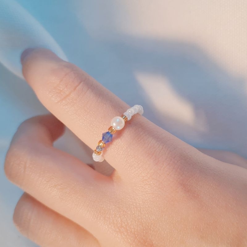 Nhẫn vintage/Nhẫn hạt cườm