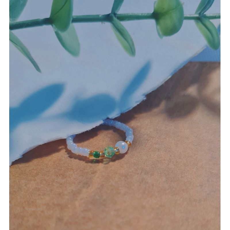 Nhẫn vintage/Nhẫn hạt cườm