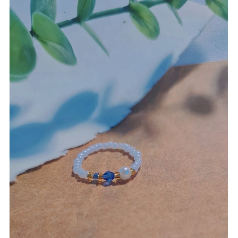 Nhẫn vintage/Nhẫn hạt cườm