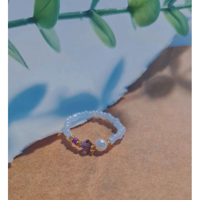 Nhẫn vintage/Nhẫn hạt cườm