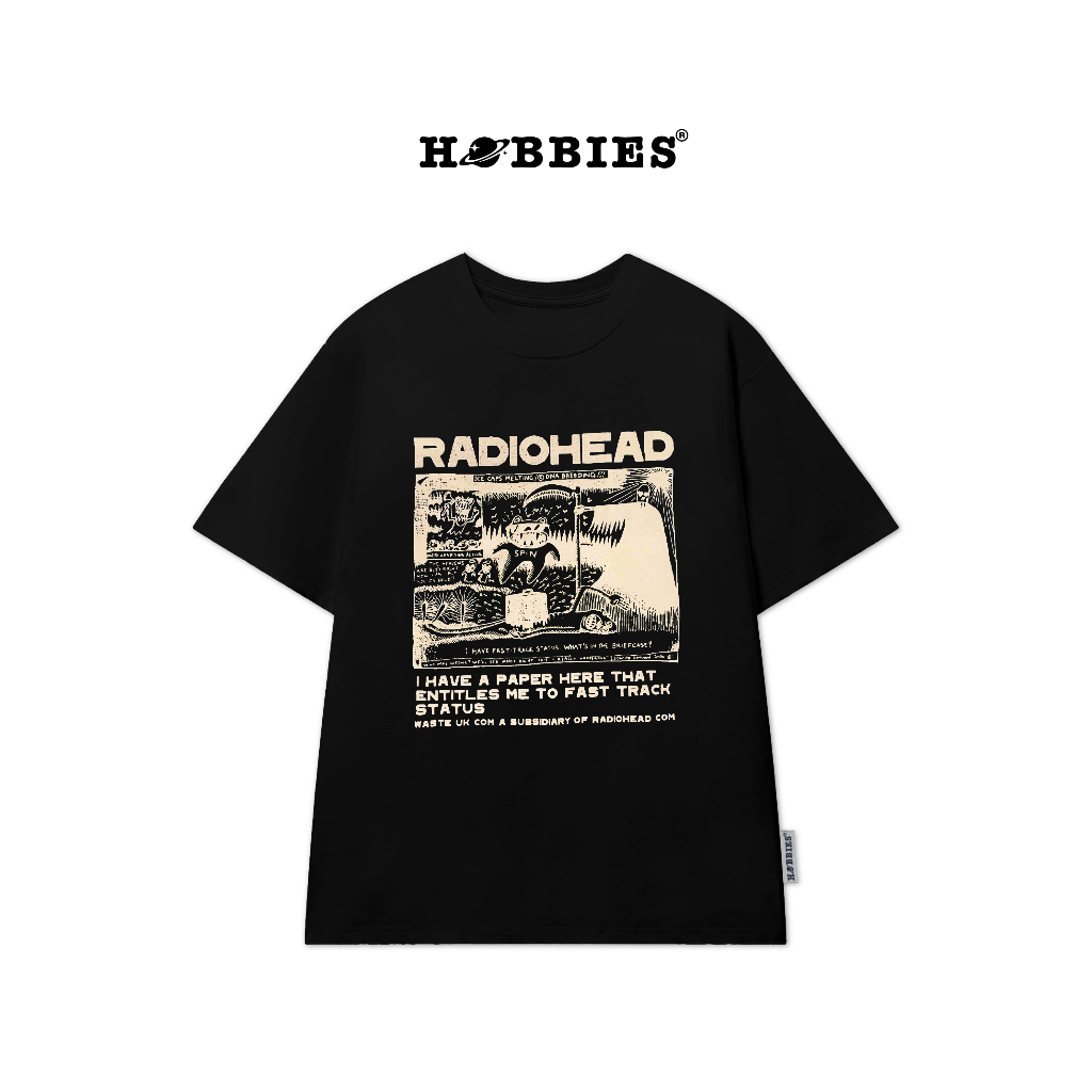 Áo thun form rộng over size nam nữ Hobbies d16