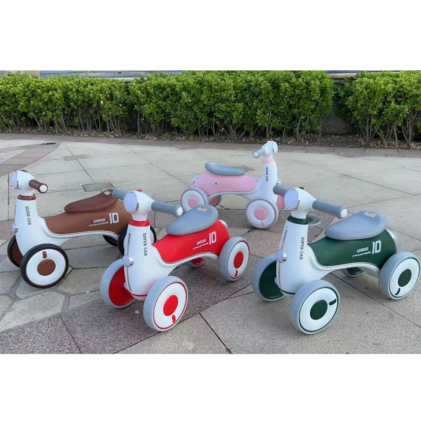 Xe chòi chân thăng bằng SUPPER CAR cho bé từ 1 đến 4 tuổi , xe chòi chân 4 bánh có đèn có nhạc mẫu mới 2023